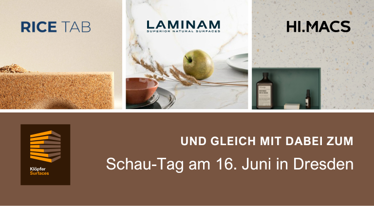 Klöpfer Surfaces ist jetzt Partner des Fachverbands Tischler Sachsen